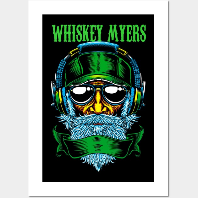 WHISKEY MYERS BAND MERCHANDISE Wall Art by jn.anime